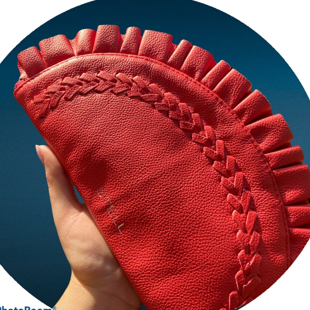 Stell clutch Leather Handbag